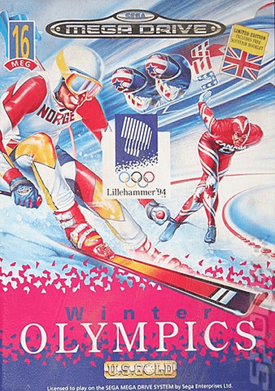 Winter Olympics - SMD - Sega Mega Drive - Packshots