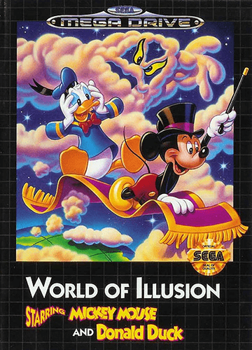 World of Illusion Starring Mickey Mouse & Donald Duck - SMD - Sega Mega Drive
