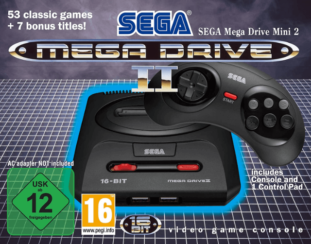 Sega Mega Drive Mini II - SMD - Sega Mega Drive - Packshots