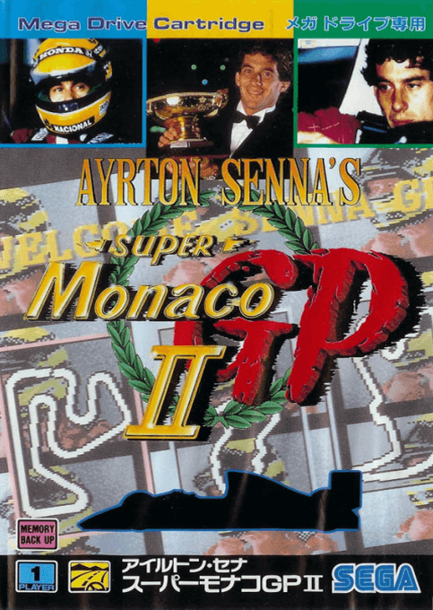 Ayrton Senna's Super Monaco GP II - SMD - Sega Mega Drive
