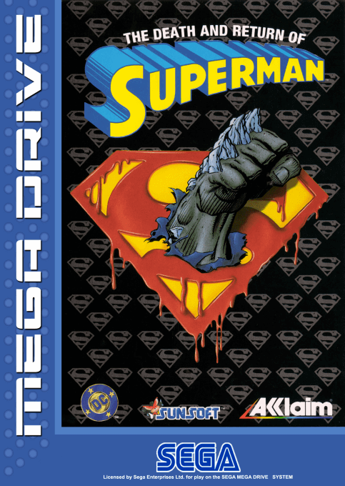 The Death and Return of Superman - SMD - Sega Mega Drive