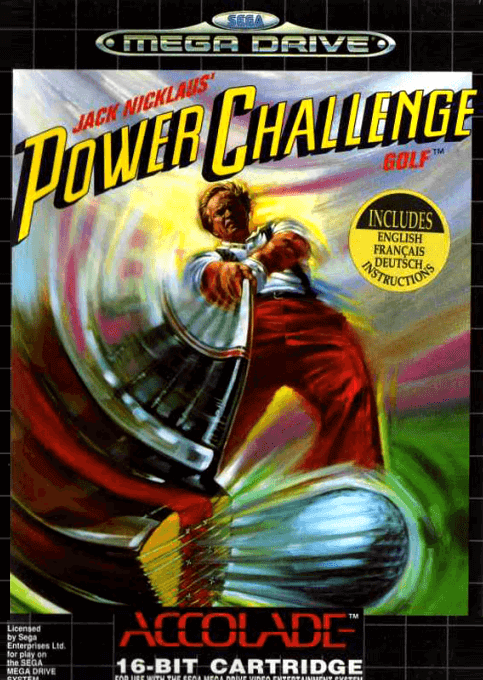 Jack Nicklaus' Power Challenge Golf - SMD - Sega Mega Drive