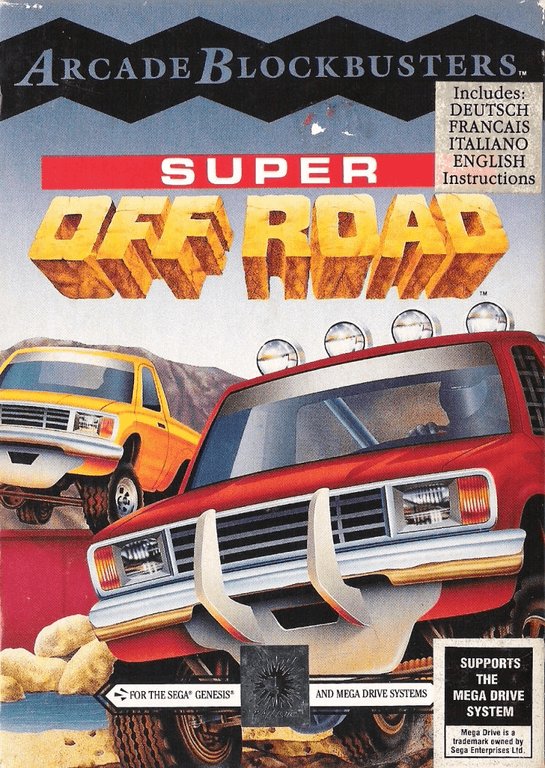Super Off Road - SMD - Sega Mega Drive - Packshots
