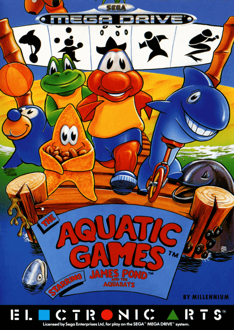 The Aquatic Games starring James Pond and the Aquabats - SMD - Sega Mega Drive