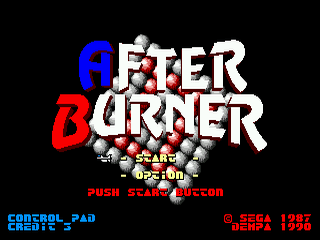 After Burner II - SMD - Sega Mega Drive - Titles