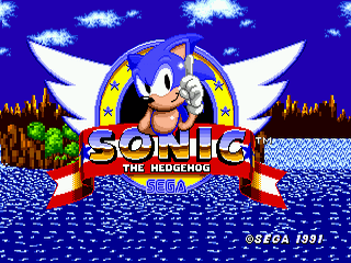 Sonic the Hedgehog - SMD - Sega Mega Drive - Titles