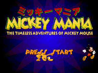 Mickey Mania: The Timeless Adventures of Mickey Mouse - SMD - Sega Mega Drive - Titles