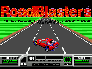 RoadBlasters - SMD - Sega Mega Drive - Titles