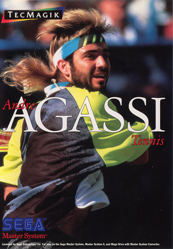 Andre Agassi Tennis - SMS - Sega Master System