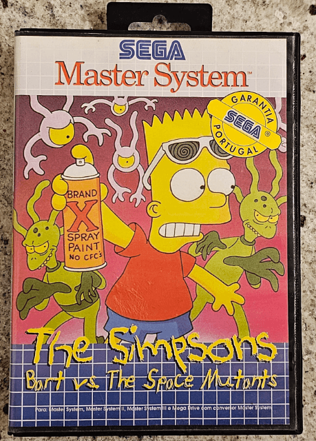 The Simpsons: Bart vs. the Space Mutants - SMS - Sega Master System