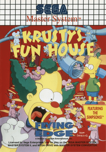 Krusty's Fun House - SMS - Sega Master System