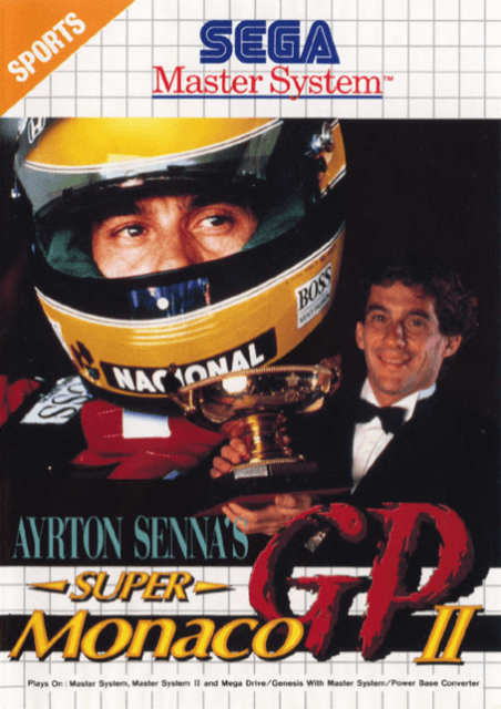 Ayrton Senna's Super Monaco GP II - SMS - Sega Master System