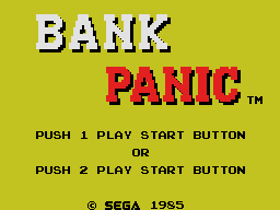 Bank Panic - SMS - Sega Master System - Titles