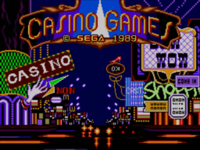 Casino Games - SMS - Sega Master System - Titles