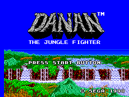 Danan: The Jungle Fighter - SMS - Sega Master System - Titles