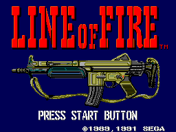 Line of Fire - SMS - Sega Master System - Titles