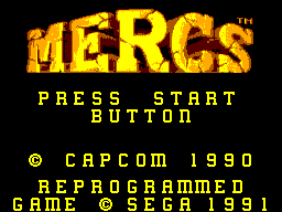 Mercs - SMS - Sega Master System - Titles