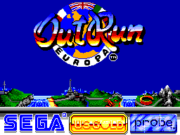 OutRun Europa - SMS - Sega Master System - Titles