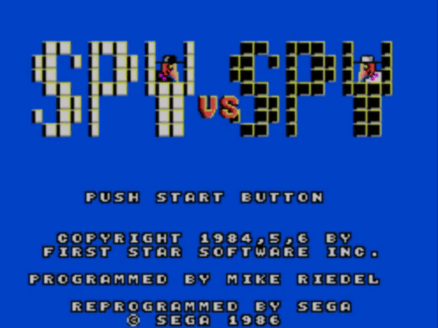 Spy vs. Spy - SMS - Sega Master System - Titles