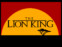 The Lion King - SMS - Sega Master System - Titles