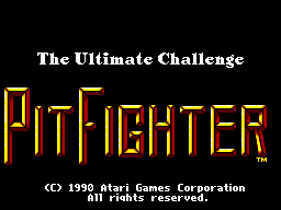 Pit-Fighter - SMS - Sega Master System - Titles