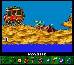 Worms - SNES - Nintendo Super Nintendo Entertainment System - Ingames