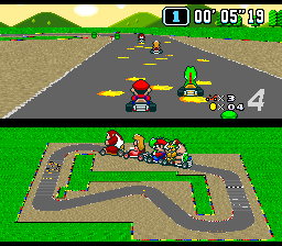 Super Mario Kart - SNES - Nintendo Super Nintendo Entertainment System - Ingames
