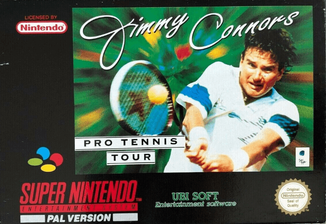 Jimmy Connors Pro Tennis Tour - SNES - Nintendo Super Nintendo Entertainment System - Packshots