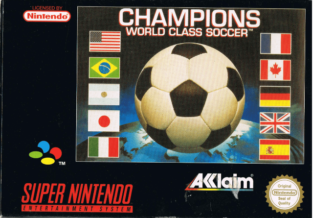 Champions World Class Soccer - SNES - Nintendo Super Nintendo Entertainment System - Packshots