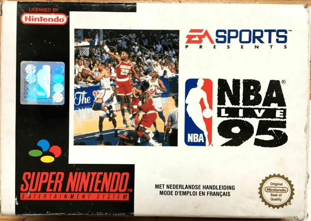 NBA Live 95 - SNES - Nintendo Super Nintendo Entertainment System