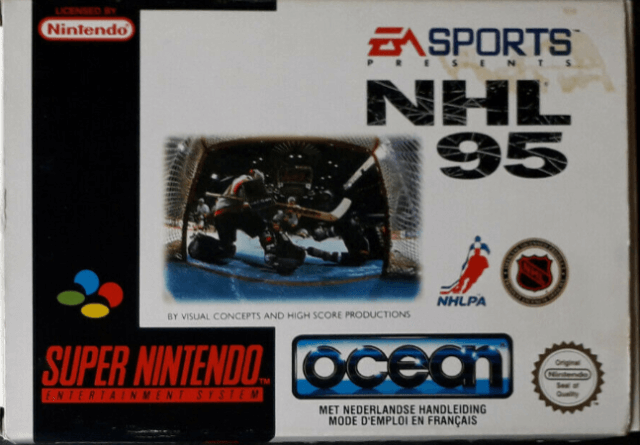 NHL 95 - SNES - Nintendo Super Nintendo Entertainment System