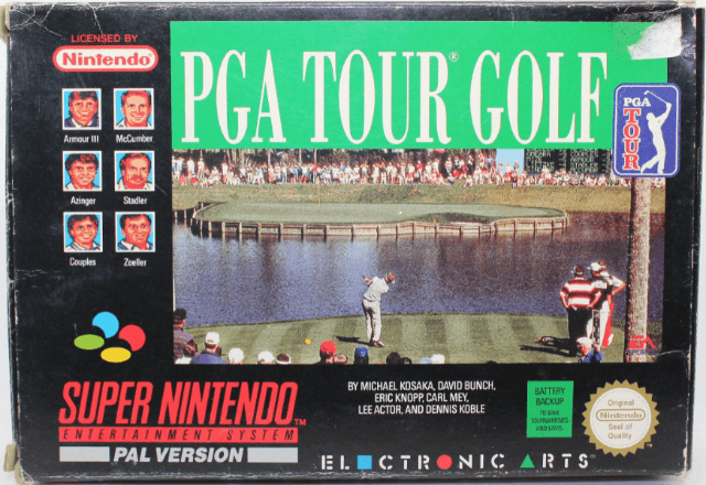 PGA Tour Golf - SNES - Nintendo Super Nintendo Entertainment System - Packshots