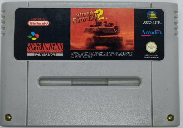 Super Battletank 2 - SNES - Nintendo Super Nintendo Entertainment System