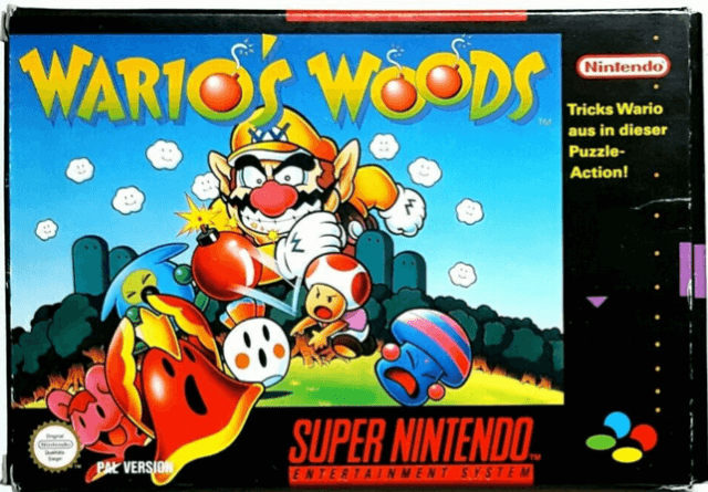 Wario's Woods - SNES - Nintendo Super Nintendo Entertainment System