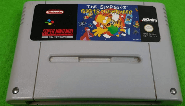 The Simpsons: Bart's Nightmare - SNES - Nintendo Super Nintendo Entertainment System