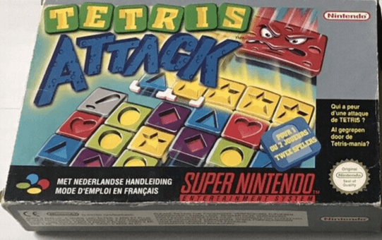 Tetris Attack - SNES - Nintendo Super Nintendo Entertainment System
