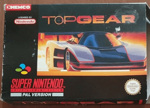 Top Gear - SNES - Nintendo Super Nintendo Entertainment System - Packshots