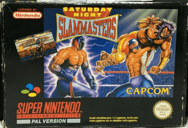 Saturday Night Slam Masters - SNES - Nintendo Super Nintendo Entertainment System - Packshots