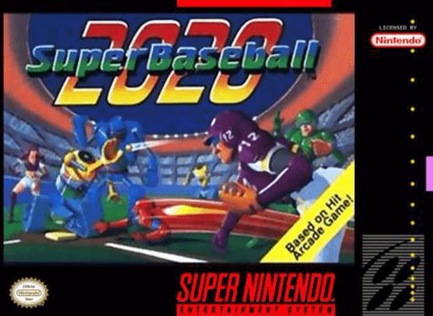2020 Super Baseball - SNES - Nintendo Super Nintendo Entertainment System - Packshots