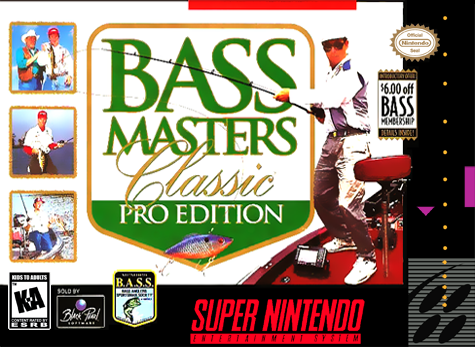 Bass Masters Classic: Pro Edition - SNES - Nintendo Super Nintendo Entertainment System - Packshots