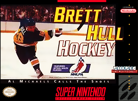 Brett Hull Hockey - SNES - Nintendo Super Nintendo Entertainment System