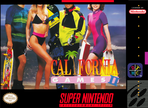 California Games II - SNES - Nintendo Super Nintendo Entertainment System - Packshots