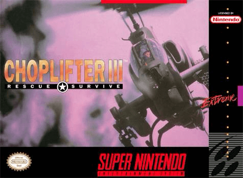 Choplifter III - SNES - Nintendo Super Nintendo Entertainment System - Packshots