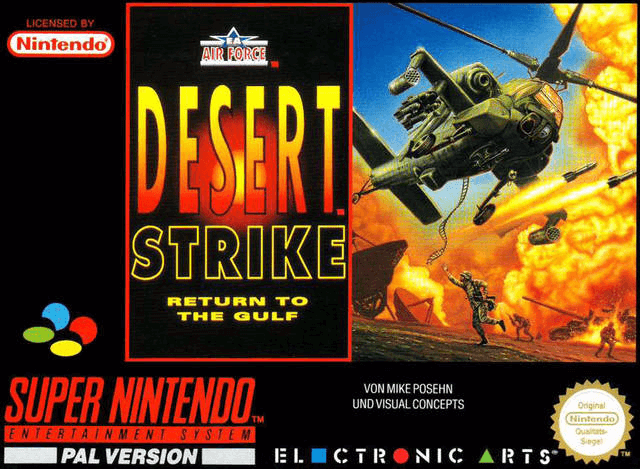 Desert Strike: Return to the Gulf - SNES - Nintendo Super Nintendo Entertainment System