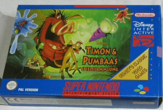 Disney's Timon & Pumbaa's Jungle Games - SNES - Nintendo Super Nintendo Entertainment System