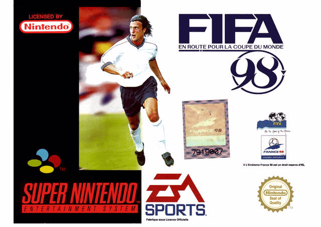 FIFA: Road to World Cup 98 - SNES - Nintendo Super Nintendo Entertainment System - Packshots