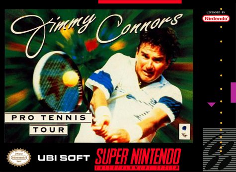 Jimmy Connors Pro Tennis Tour - SNES - Nintendo Super Nintendo Entertainment System