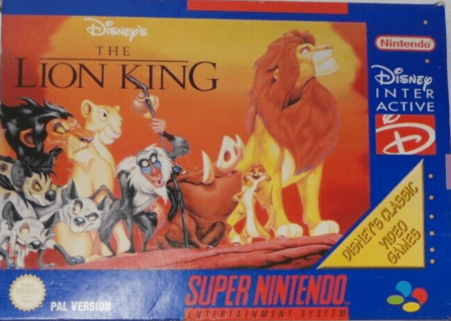 Disney's The Lion King - SNES - Nintendo Super Nintendo Entertainment System - Packshots