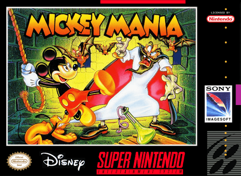 Mickey Mania: The Timeless Adventures of Mickey Mouse - SNES - Nintendo Super Nintendo Entertainment System - Packshots
