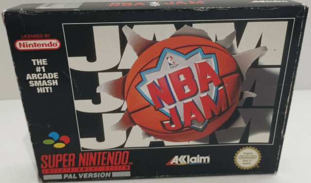 NBA Jam - SNES - Nintendo Super Nintendo Entertainment System - Packshots